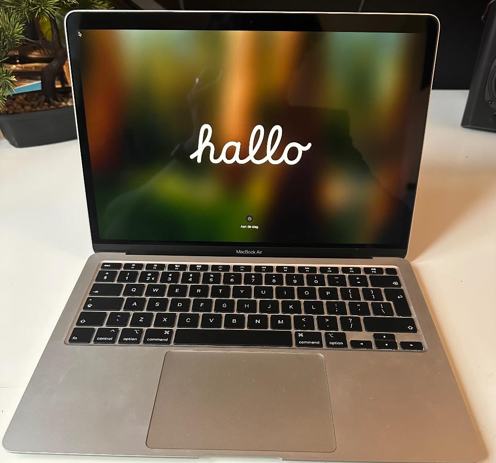 Macbook Air 2020 13,3" - i3, 8GB RAM, 256GB SSD, Computers en Software, Apple Macbooks, Gebruikt, 256 GB, Qwerty, 8 GB