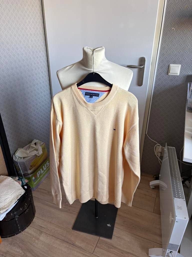 Tommy hilfiger trui geel xl, Ophalen of Verzenden, Zo goed als nieuw, Maat 56/58 (XL), Geel