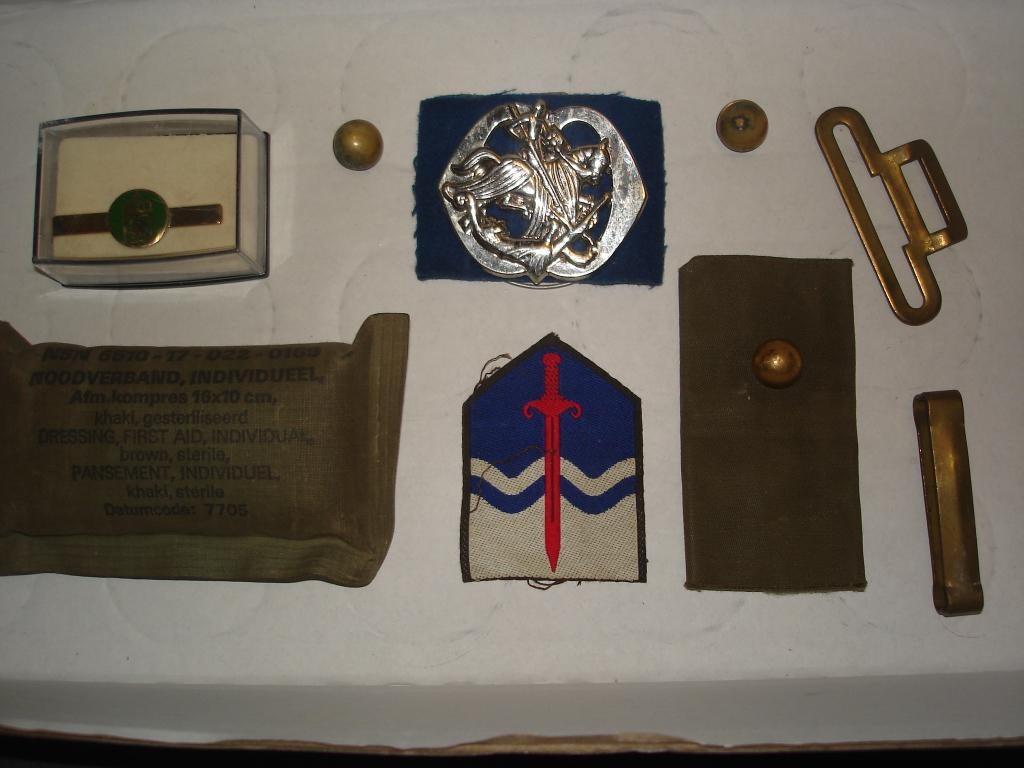 Baret emblemen Huzaren Prins van Oranje, Ophalen, Landmacht, Nederland, Embleem of Badge