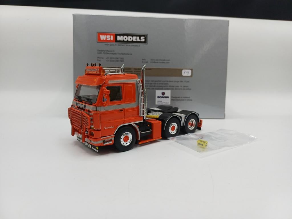 WSI Scania 143 streamline van den Bosche, Ophalen of Verzenden, Zo goed als nieuw, Bus of Vrachtwagen, Wsi