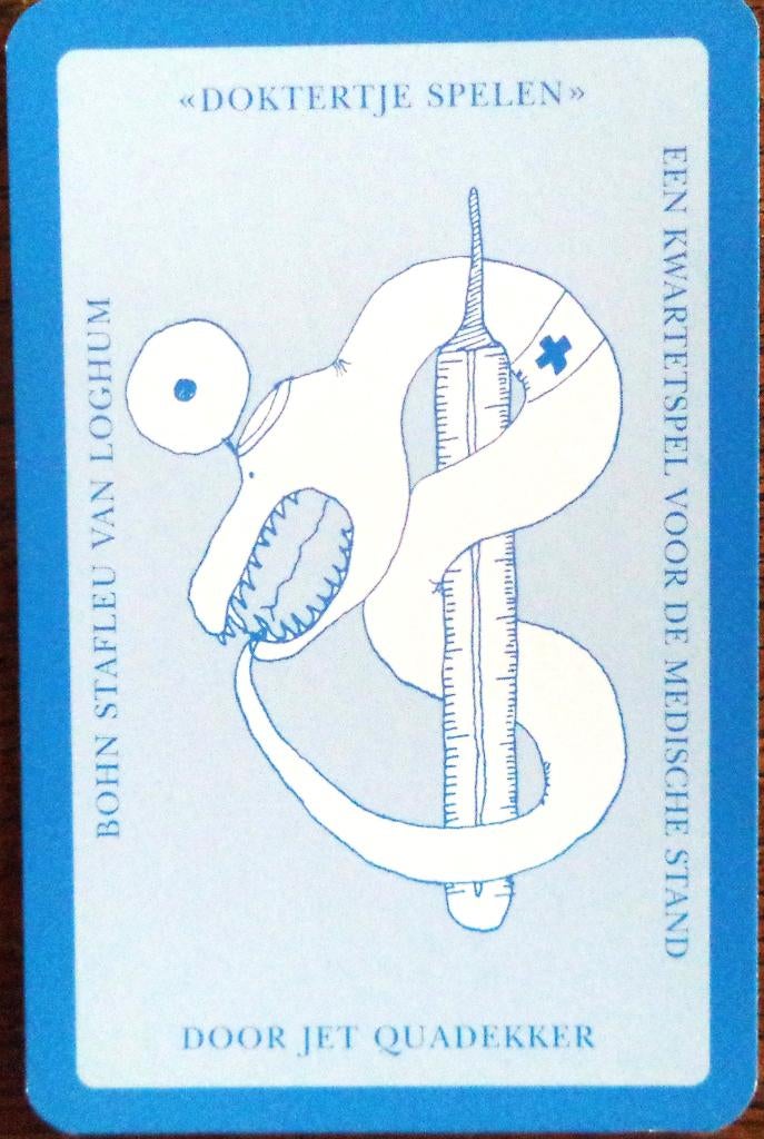DOKTERTJE SPELEN - kwartetpel - Quadekker, Verzamelen, Speelkaarten, Jokers en Kwartetten, Zo goed als nieuw, Kwartet(ten), Verzenden