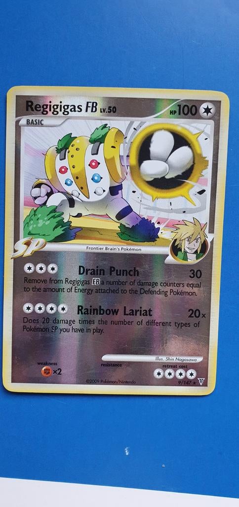Regigigas 9/147 reverse holo pokemon kaart, Ophalen of Verzenden, Zo goed als nieuw