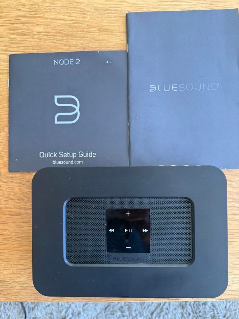 Bluesound Node 2 eventueel met interlinks, Ophalen of Verzenden, Zo goed als nieuw