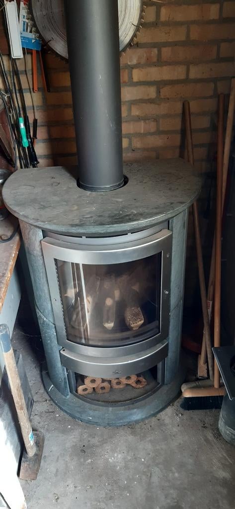 Barbas speksteen  gaskachel, Gebruikt, Gas, Verzenden, Vrijstaand