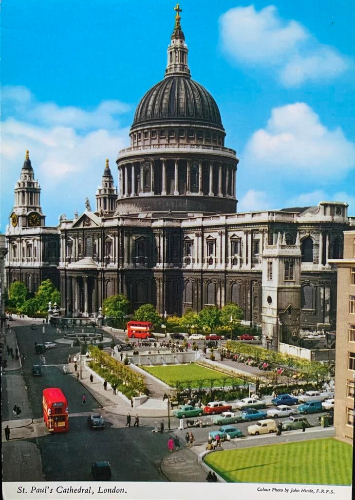 London, St. Pauls Cathedral., Ophalen of Verzenden, Ongelopen, Engeland