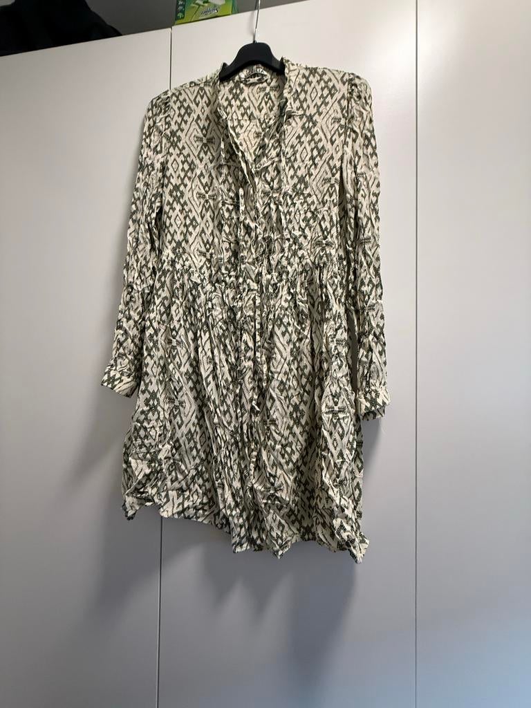 Vanilia Tuniek Jurk Zomer Beige/Lichtgeel Maat 40, Ophalen of Verzenden, Gedragen, Maat 38/40 (M), Beige