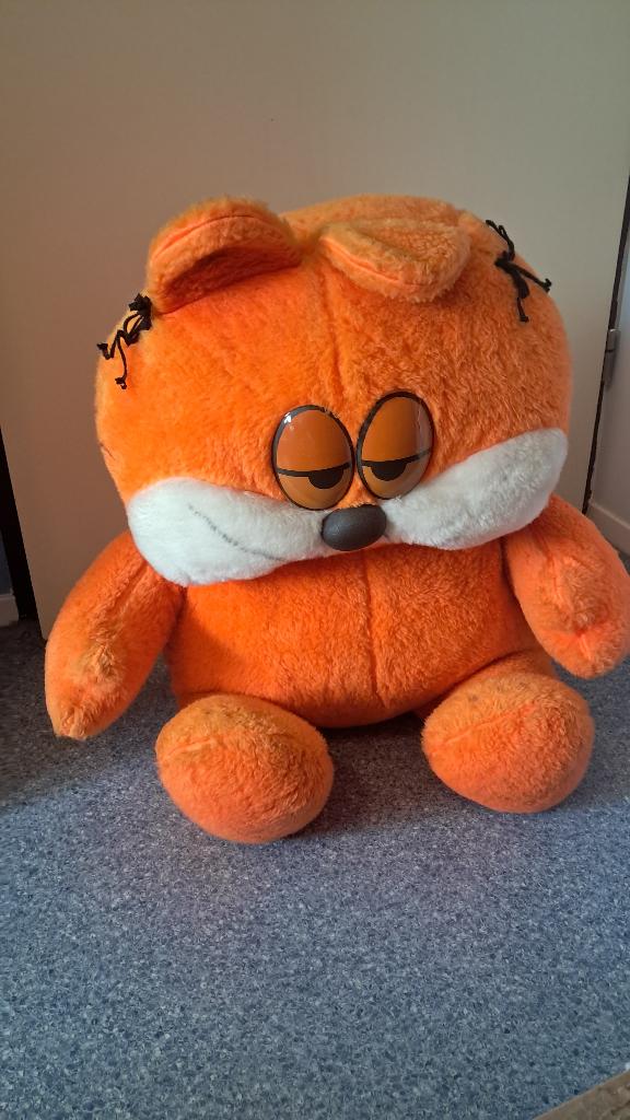 Mooie Garfield knuffel, super groot, decoratie, pluche, Verzamelen, Stripfiguren, Ophalen of Verzenden, Garfield, Zo goed als nieuw