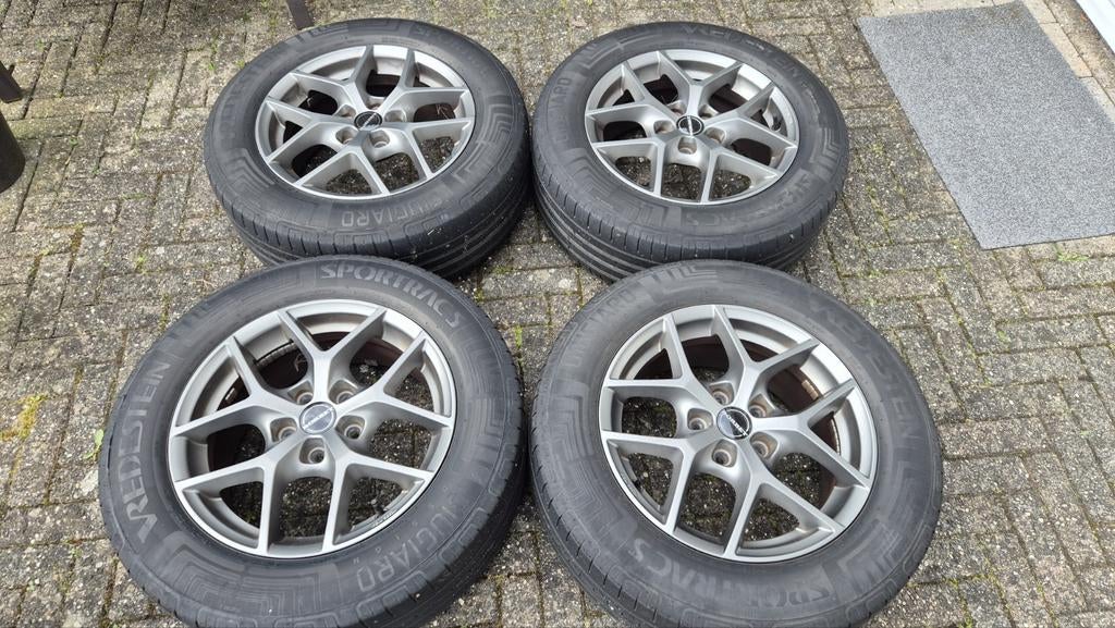 Borbet Y titan matt velgen 16 inch, Auto-onderdelen, Banden en Velgen, Ophalen, Velg(en), 16 inch, 205 mm