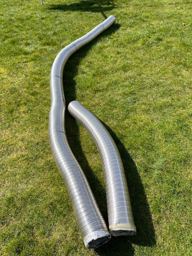 Kachelpijp Rvs flexibele kachelbuis/ rookkanaal.150mm, Ophalen