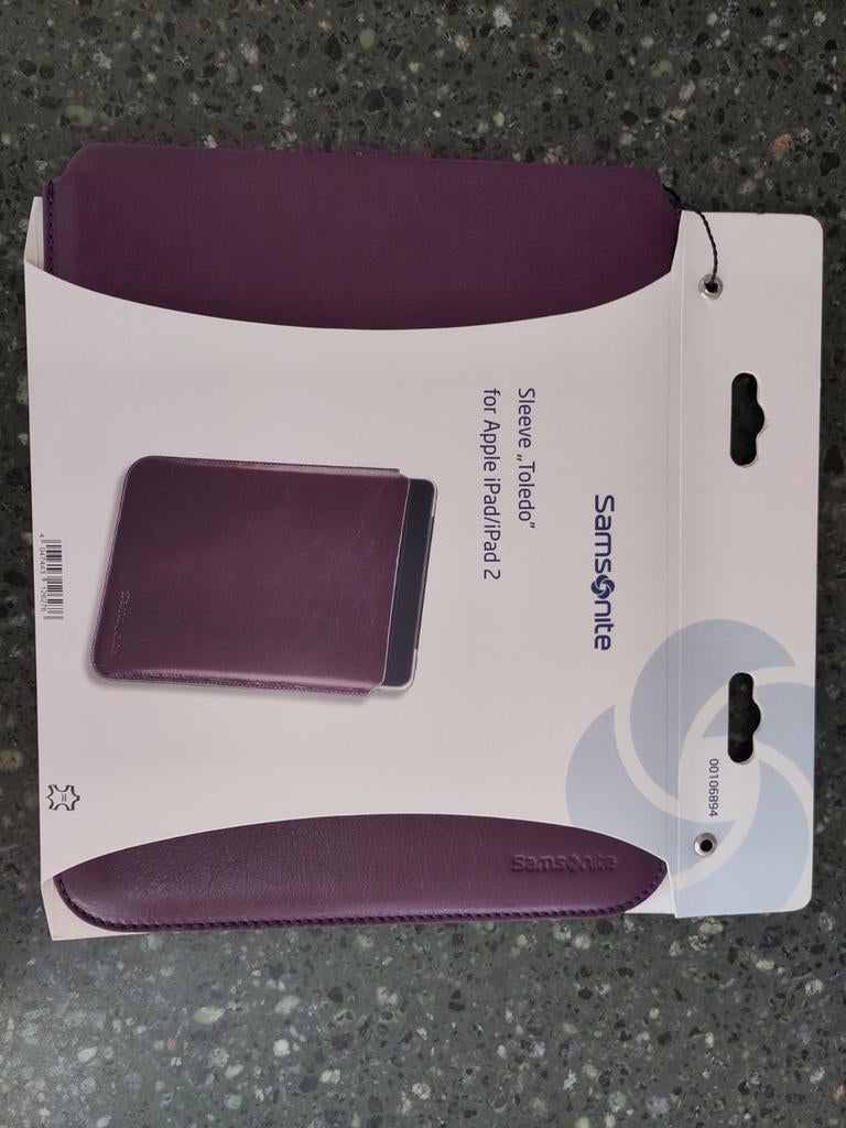 Samsonite leren sleeve voor Apple iPad/iPad 2, Computers en Software, Tablet-hoezen, 10 inch, Samsonite, Nieuw, Bescherming voor- en achterkant
