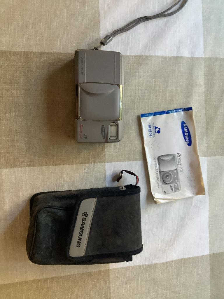 Samsung Rocas 200 Analoge Camera met Tas en Handleiding, Audio, Tv en Foto, Fotocamera's Analoog, Ophalen, Gebruikt, Compact, Samsung