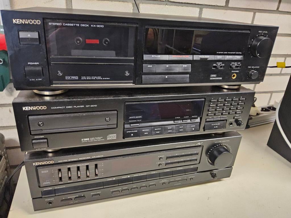 Kenwood stereo set, Gebruikt, Tuner of Radio, Losse componenten, Ophalen