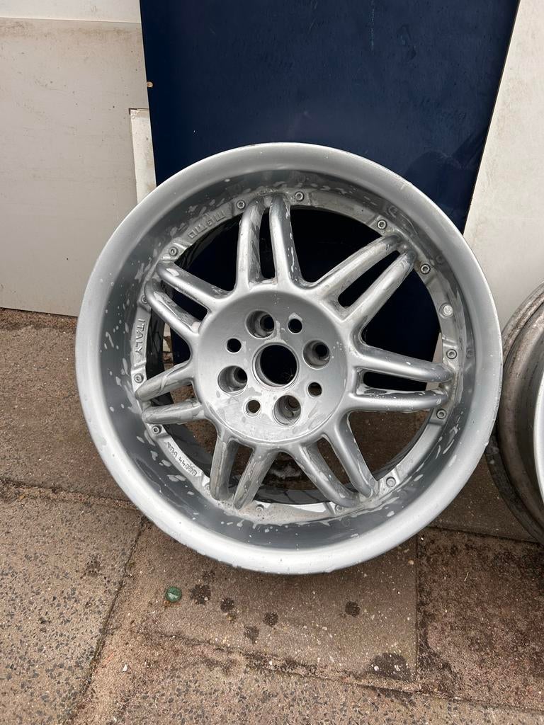 Momo Velgen 4x100 Opknappers, Ophalen, Gebruikt, Velg(en), 17 inch