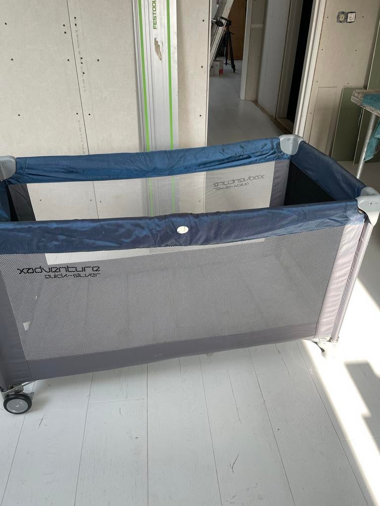 Campingbedje compleet met matras, kussen en dekbedje, Ophalen, Gebruikt, 100 cm of meer, Overige typen