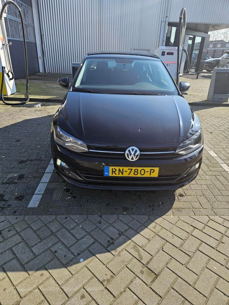 Volkswagen Polo 1.0 TGI 90pk 2018 Zwart, Auto's, Volkswagen, 1160 kg, Zwart, Origineel Nederlands, Handgeschakeld