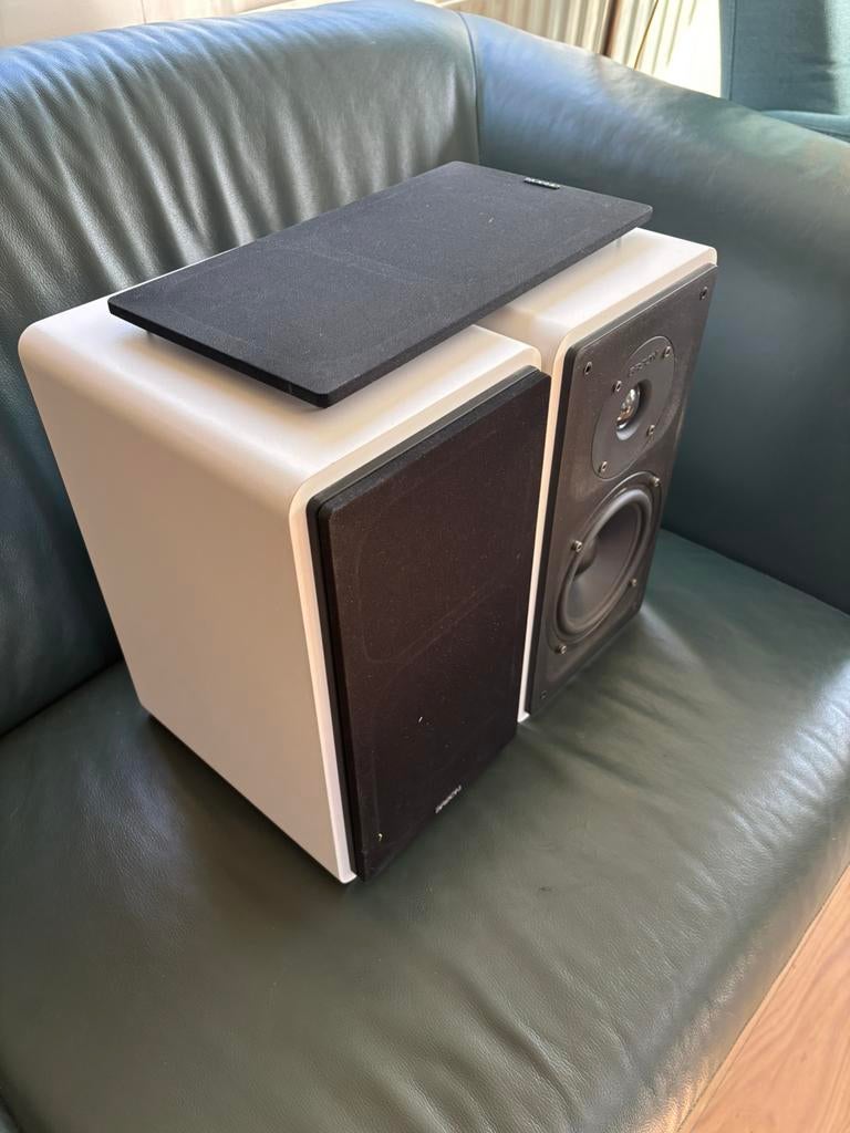 set Argon 6350 luidsprekers wit, Gebruikt, Minder dan 60 watt, Front, Rear of Stereo speakers, Ophalen