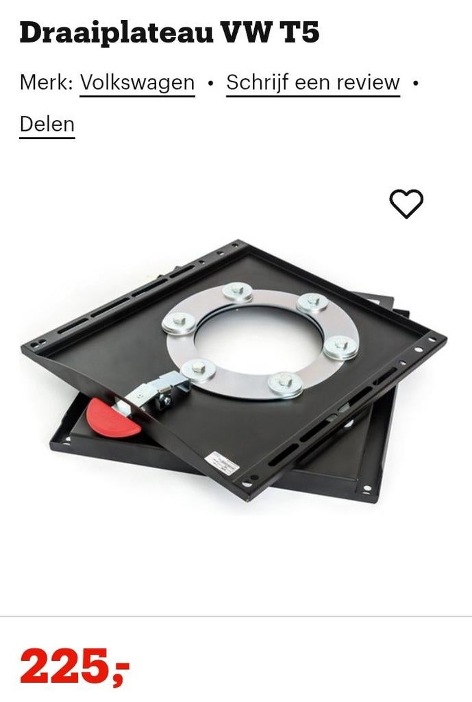 Nieuw!!! draaischijf vw t5 en t6., Ophalen, Nieuw