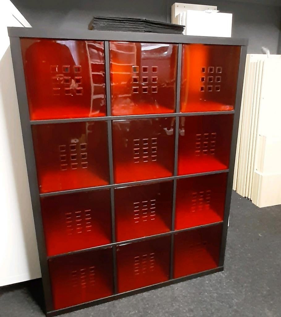 12x lekman bak  Rood, Ophalen, Zo goed als nieuw