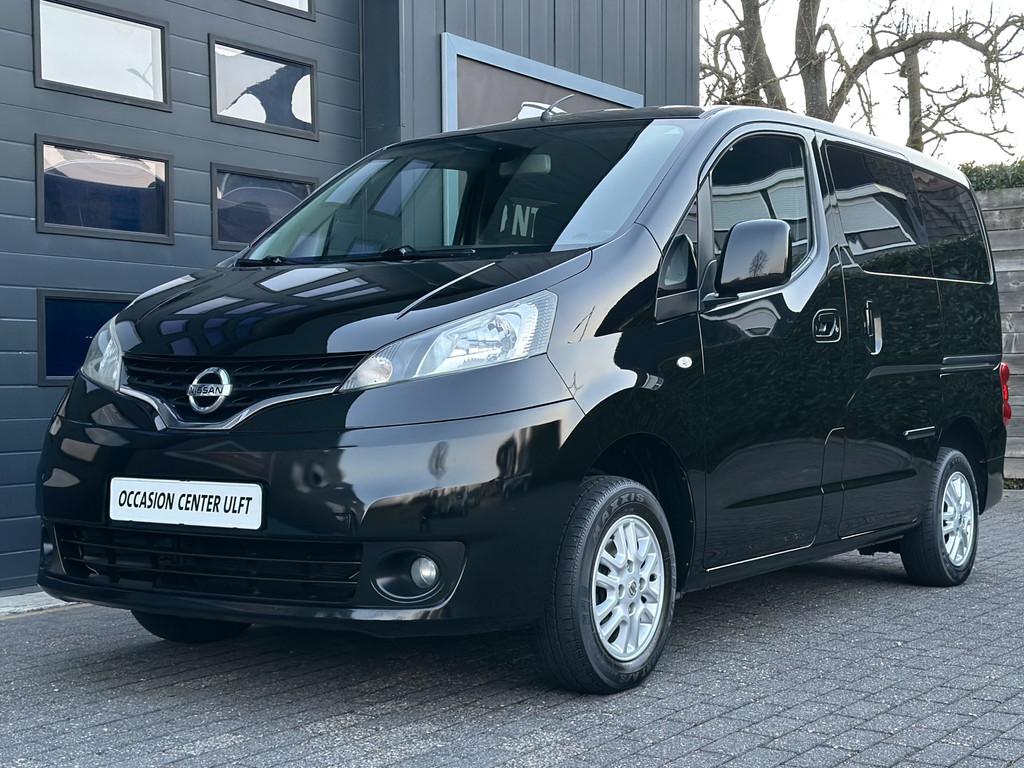 Nissan NV200 EVALIA 7 PERSOONS / AIRCO / CAMERA / LMV ..., Stof, Gebruikt, Met garantie (alle), 7 stoelen