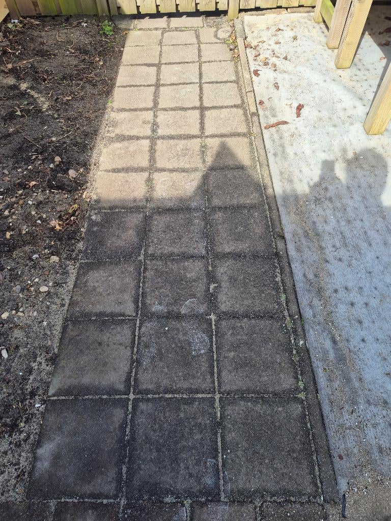 Gratis af te halen! 23 stoeptegels 30x30, Ophalen, Gebruikt, 5 tot 10 m², Beton