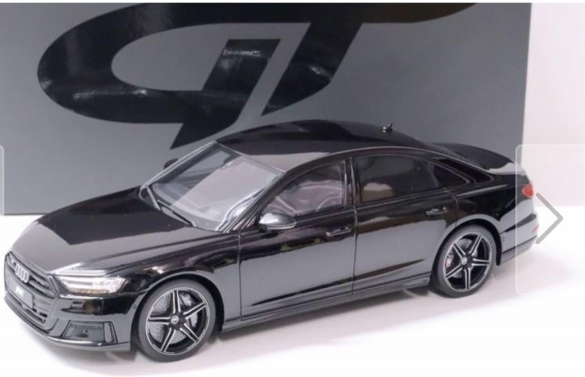 1:18 Audi A8 ABT S8 uit 2020 Night Black GT Spirit 999 stuks, Ophalen of Verzenden, Nieuw, Auto, Overige merken