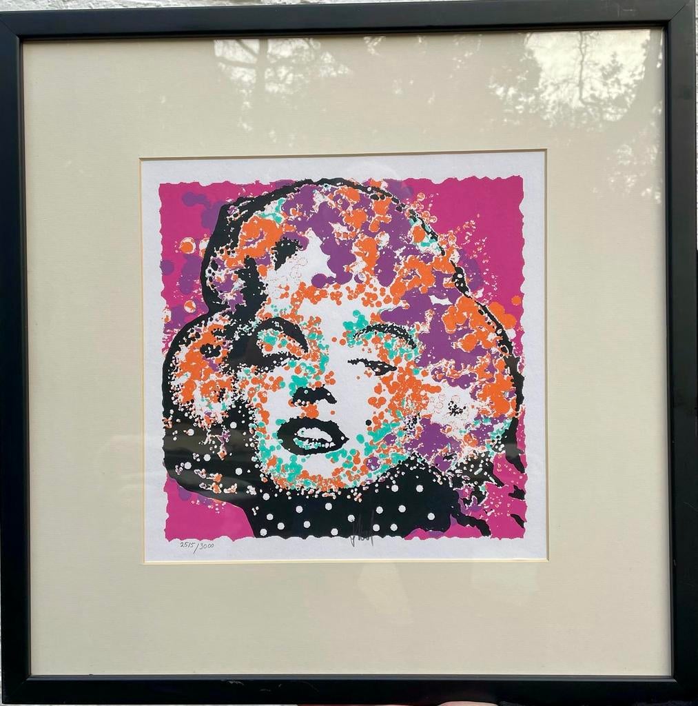 Marilyn Monroe zeefdruk Ad van Hassel, Ophalen of Verzenden