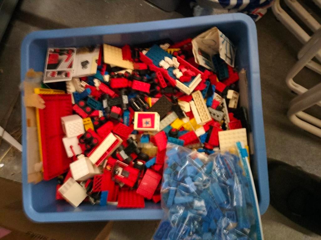 Vintage LEGO treinbaan met retro lego, Ophalen, Gebruikt, Overige thema's, Lego