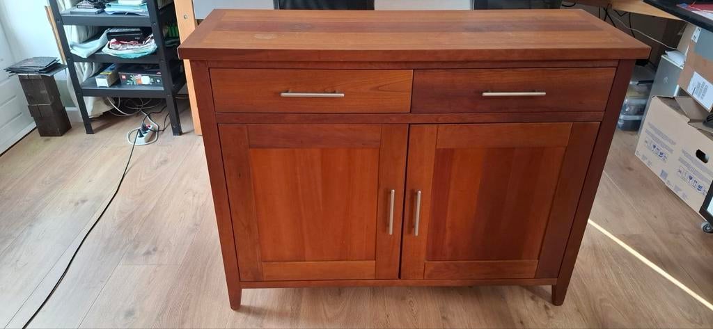 Massief kersenhout dressoir, Ophalen, 25 tot 50 cm, Kersenhout, 100 tot 150 cm