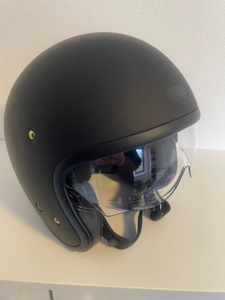 Shoei J.O jet helm maat  L, Ophalen, Jethelm, Shoei, L