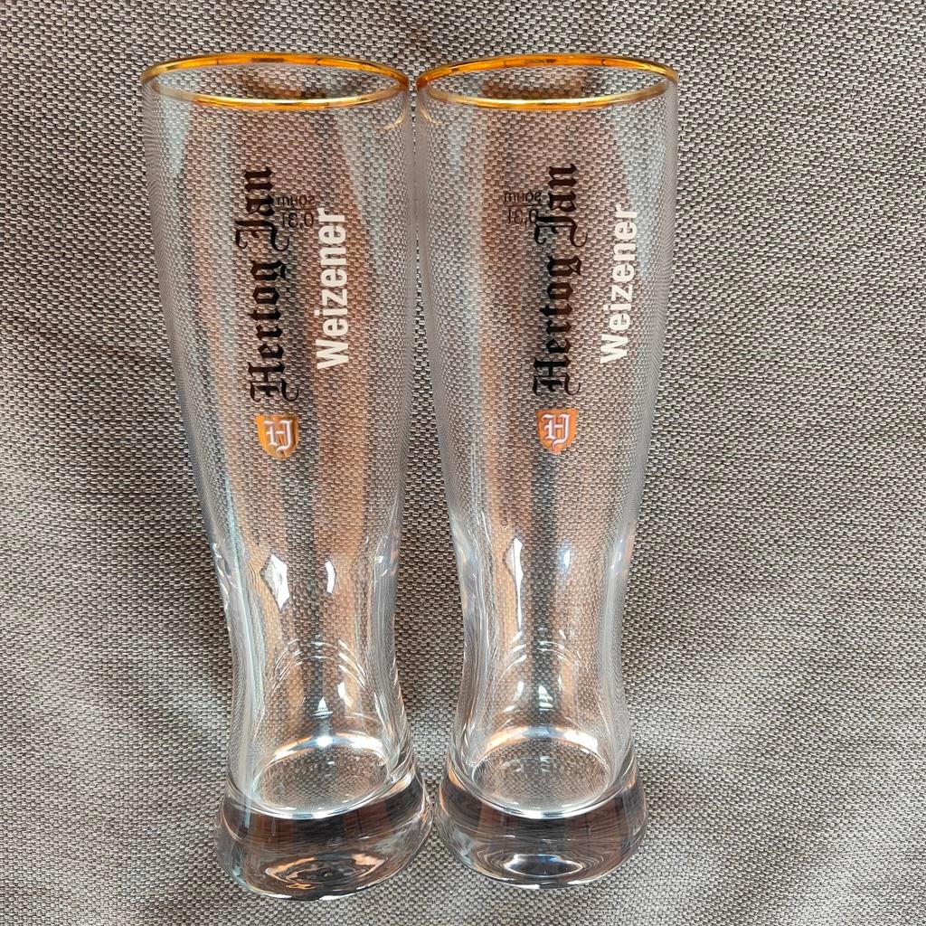 Hertog Jan weizenerglaze, Ophalen of Verzenden, Zo goed als nieuw, Bierglas