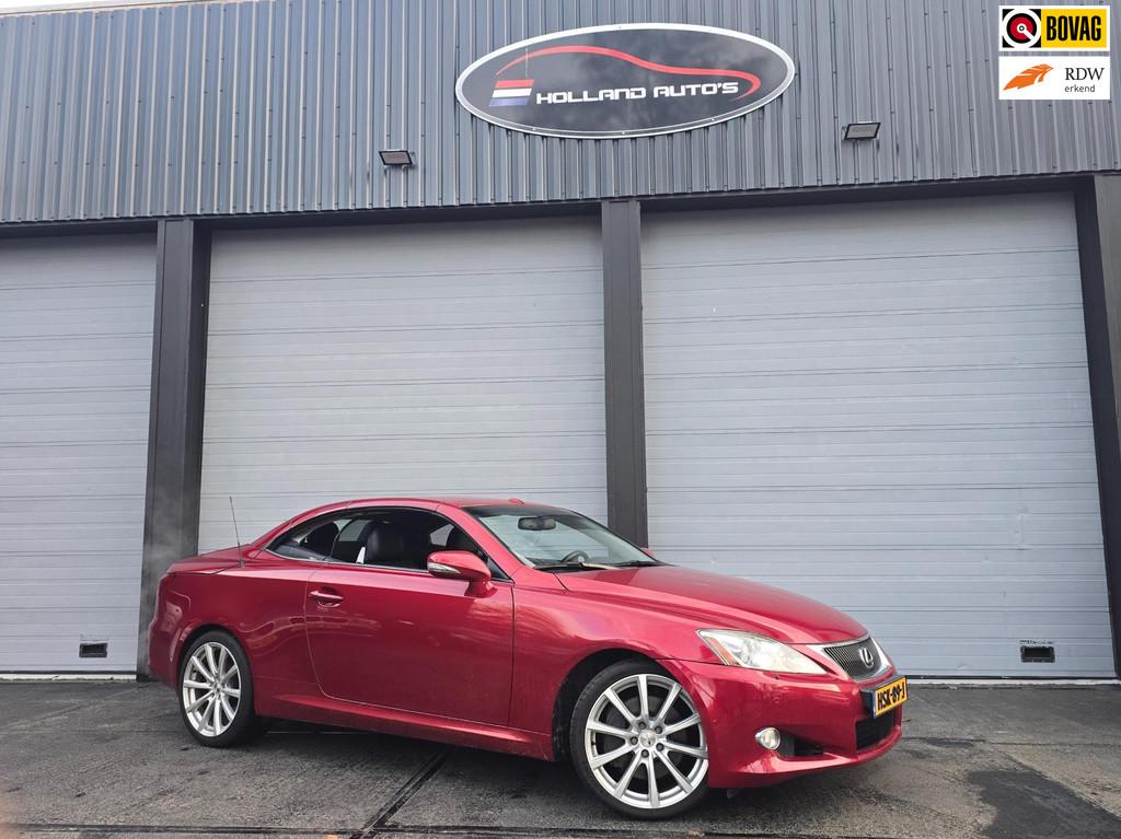 Lexus LEXUS IS 350C Cabrio, uniek met de 3.5 V6 motor, 310pk, Automaat, Euro 5, Achterwielaandrijving, Zwart