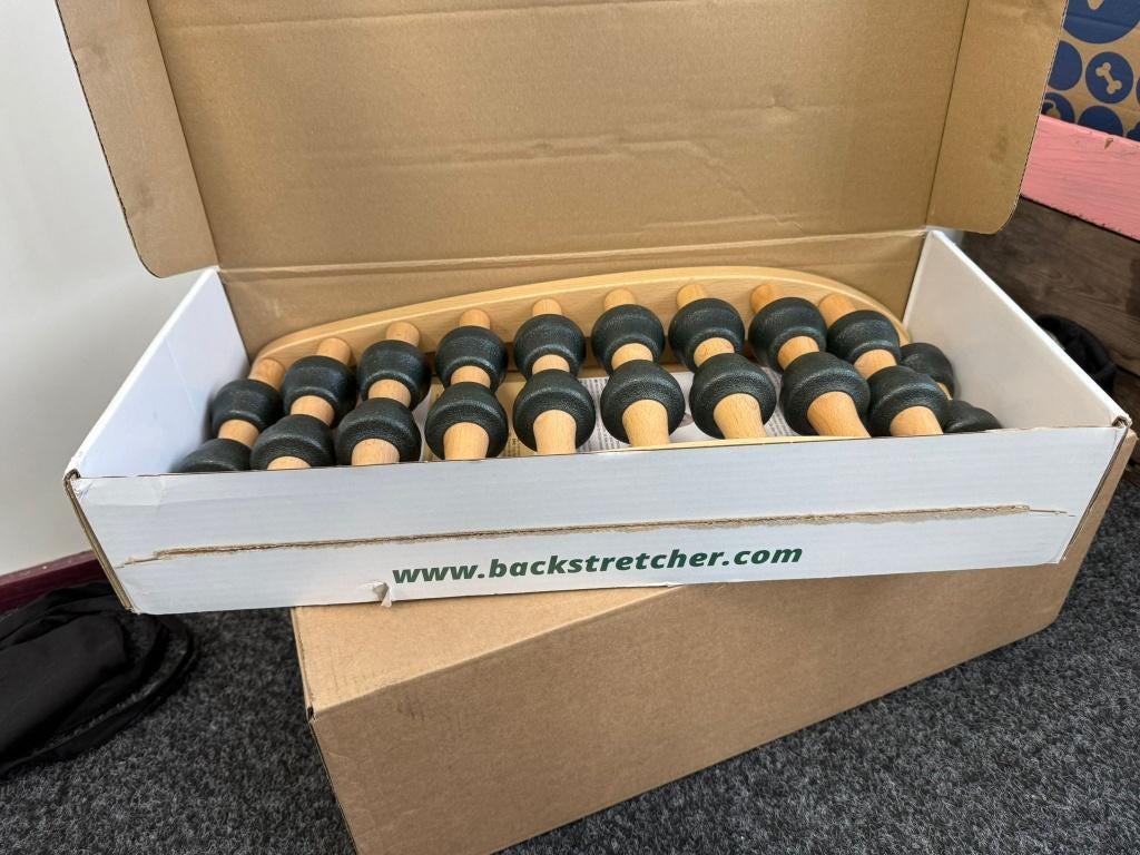 Backstretcher & Nekstretcher drukpunt massage & rugklachten, Sport en Fitness, Verzenden, Nieuw, Apparaat