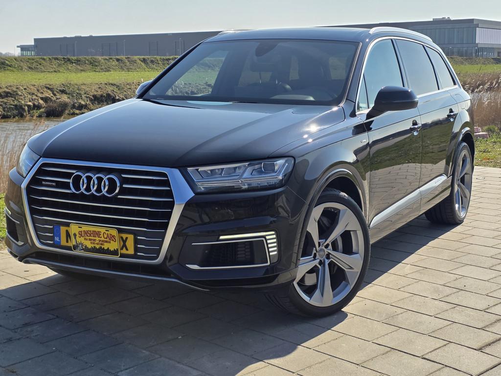 Audi Q7 3.0 TDI E-TRON QUATTRO SPORT S LINE VELE OPTIES! NL, Automaat, Gebruikt, 2420 kg, Zwart