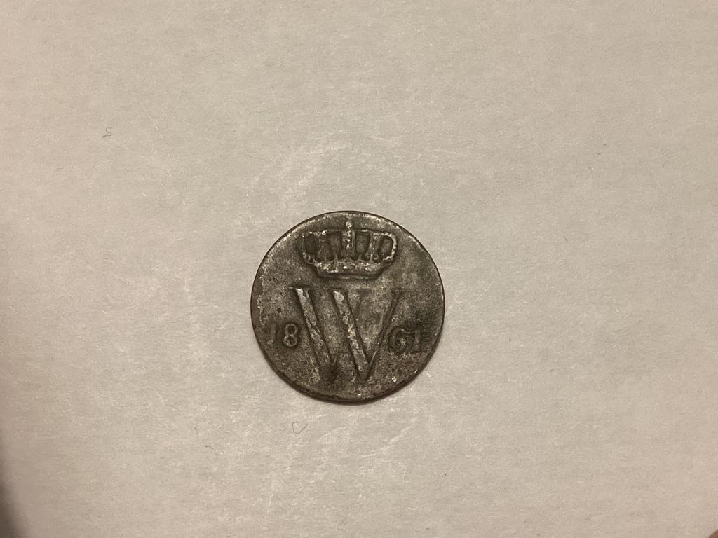 1/2 cent 1861 ( r 19), Ophalen of Verzenden, Duitsland