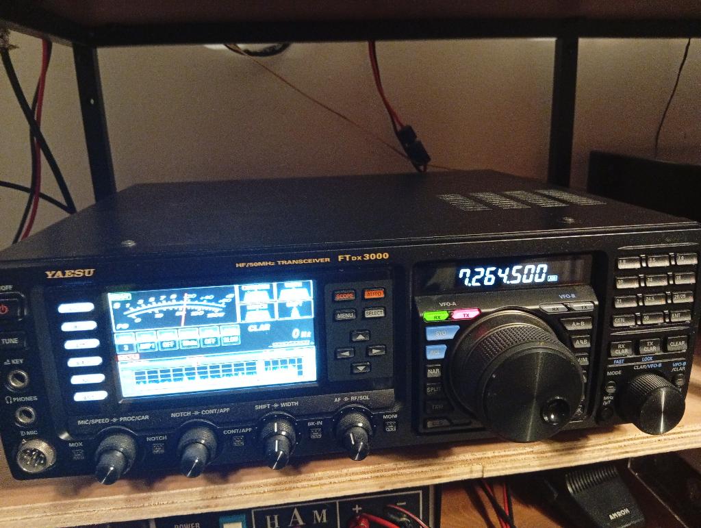 Yaesu FT DX 3000 in nieuw staat originele micro en Manuel, Ophalen of Verzenden, Zo goed als nieuw, Zender en Ontvanger