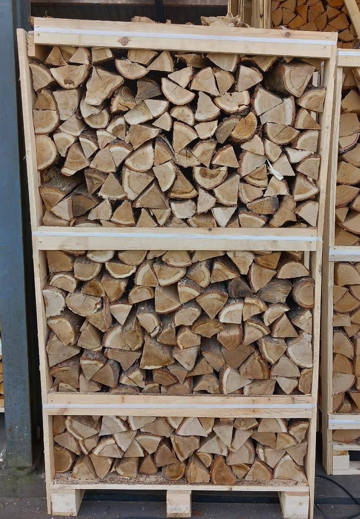 EIKEN openhaardhout,ovengedroogd in pallet/bigbag/los/netzak, Tuin en Terras, Haardhout, 6 m³ of meer, Ophalen of Verzenden, Eikenhout