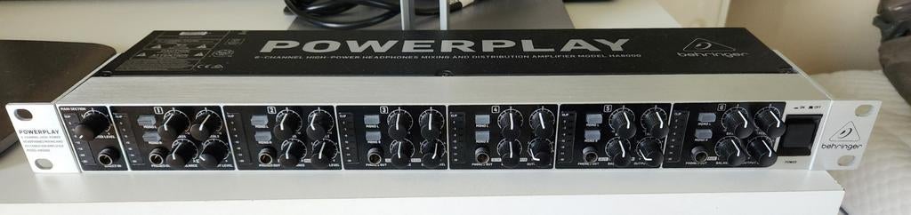 Behringer HA6000 Powerplay Hoofdtelefoon Versterker, Ophalen, Zo goed als nieuw, Minder dan 500 watt, Overige typen