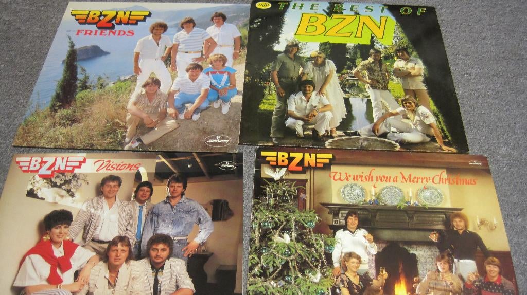 BZN vier elpees o.a. Vision, Friends, the best of BZN, Cd's en Dvd's, Vinyl | Pop, Ophalen of Verzenden, 1960 tot 1980, Zo goed als nieuw