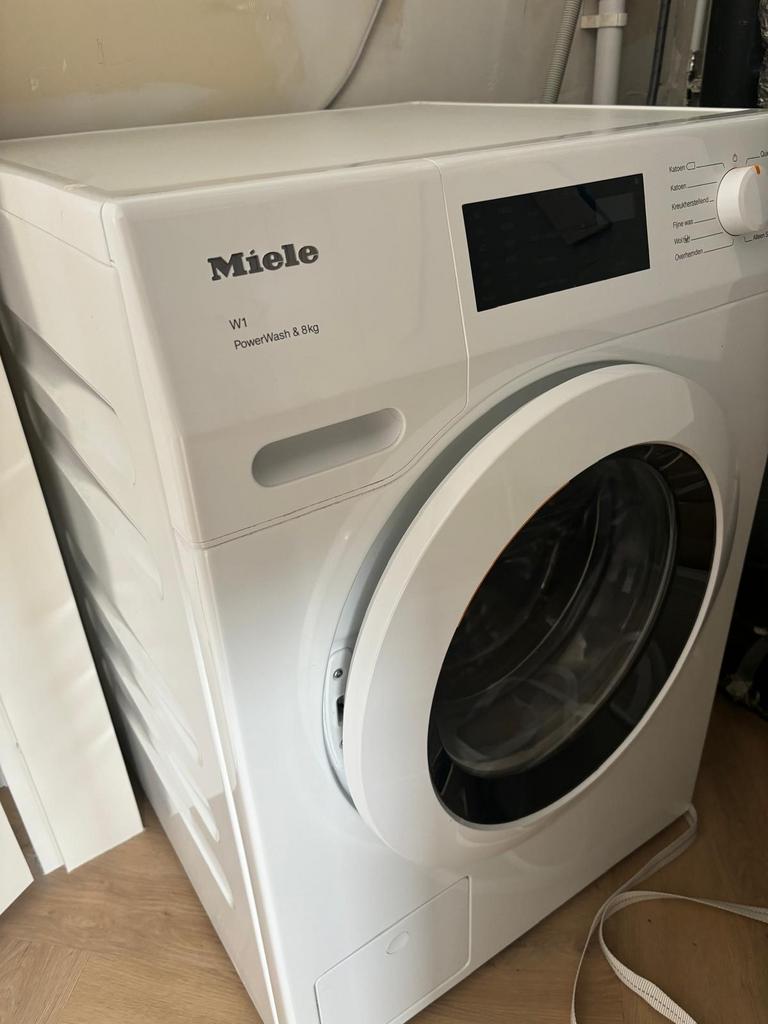 Miele W1 PowerWash 8kg Wasmachine - Zo goed als nieuw, Ophalen, 1200 tot 1600 toeren, 8 tot 10 kg, Zo goed als nieuw