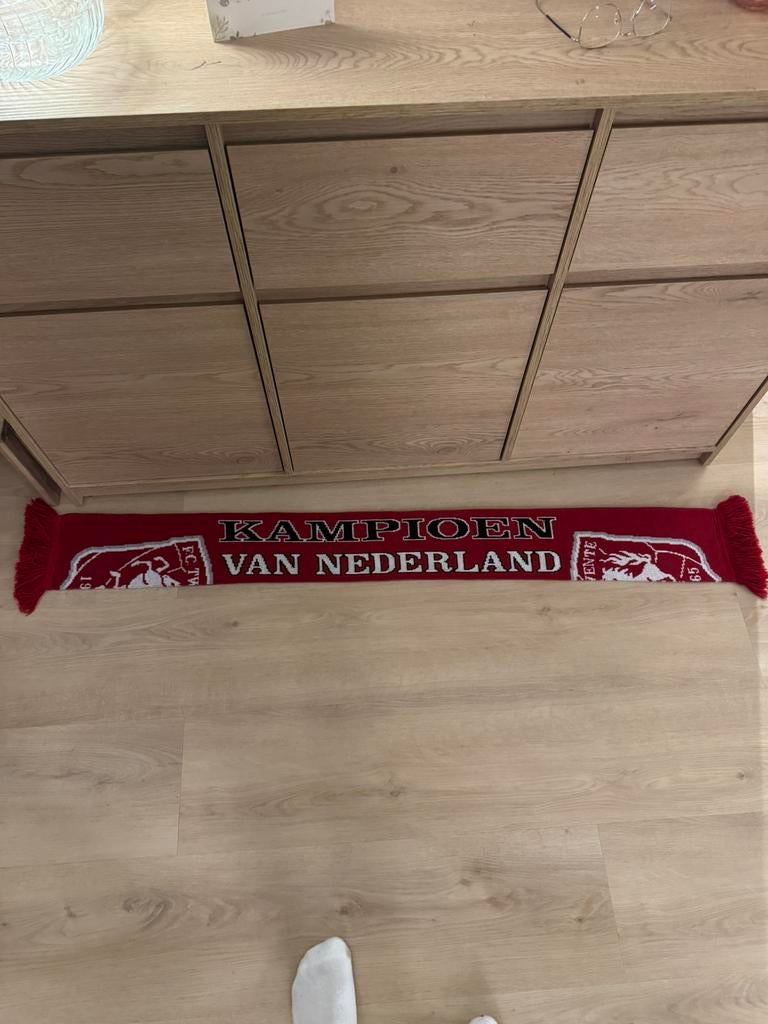 Fc Twente Sjaal, Verzamelen, Sportartikelen en Voetbal, Ophalen of Verzenden, Zo goed als nieuw, F.C. Twente, Vaantje of Sjaal