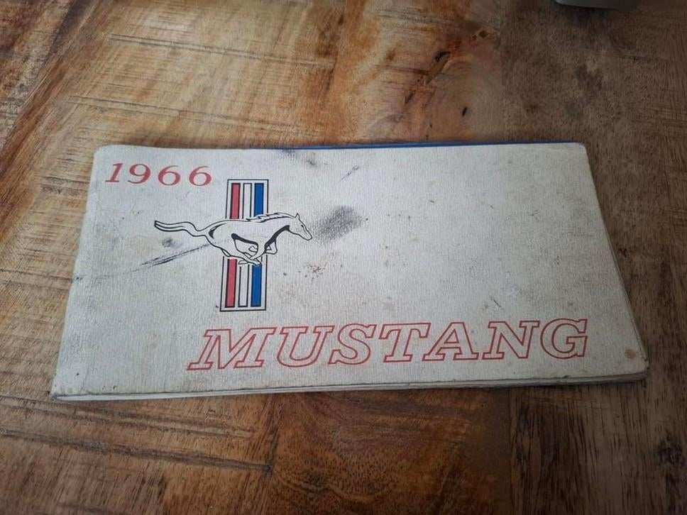 Ford Mustang Instructie/onderhoudboekje 1966 (Engels, USA), Auto diversen, Handleidingen en Instructieboekjes, Ophalen of Verzenden