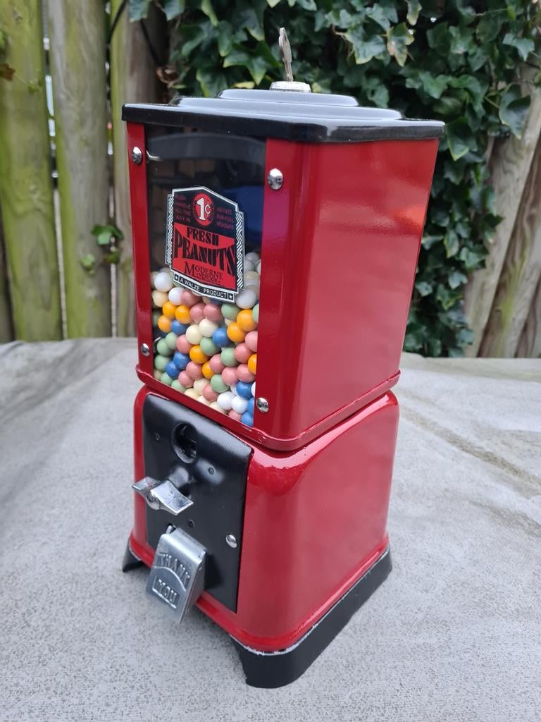 FIFTIES SIXTIES AMERIKAANSE PINDA NOOTJES AUTOMATEN, Verzamelen, Automaten | Overige, Ophalen, Zo goed als nieuw