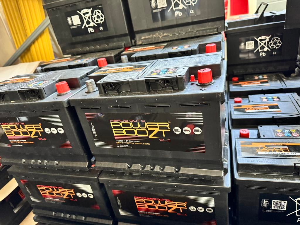 NIEUW | PowerBoost 12V start accu’s – Standaard/ AGM / EFB, Ophalen of Verzenden, Nieuw