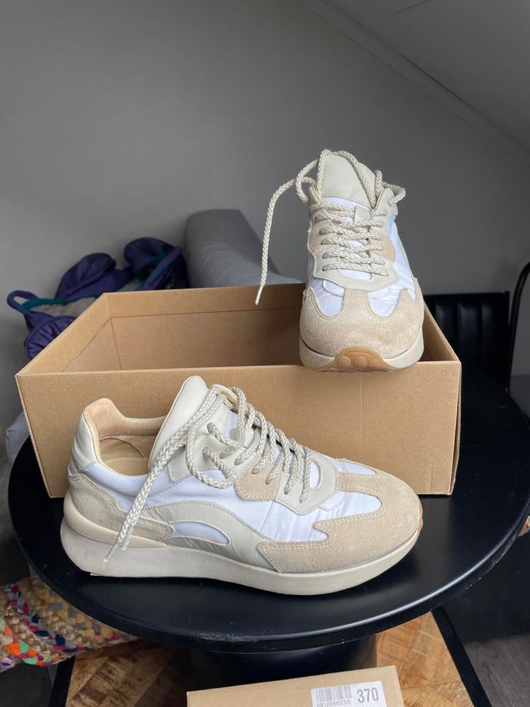 Sasha Sneakers Maat 37 - Stof en Leer, Kleding | Dames, Ophalen of Verzenden, Zo goed als nieuw, Sneakers of Gympen