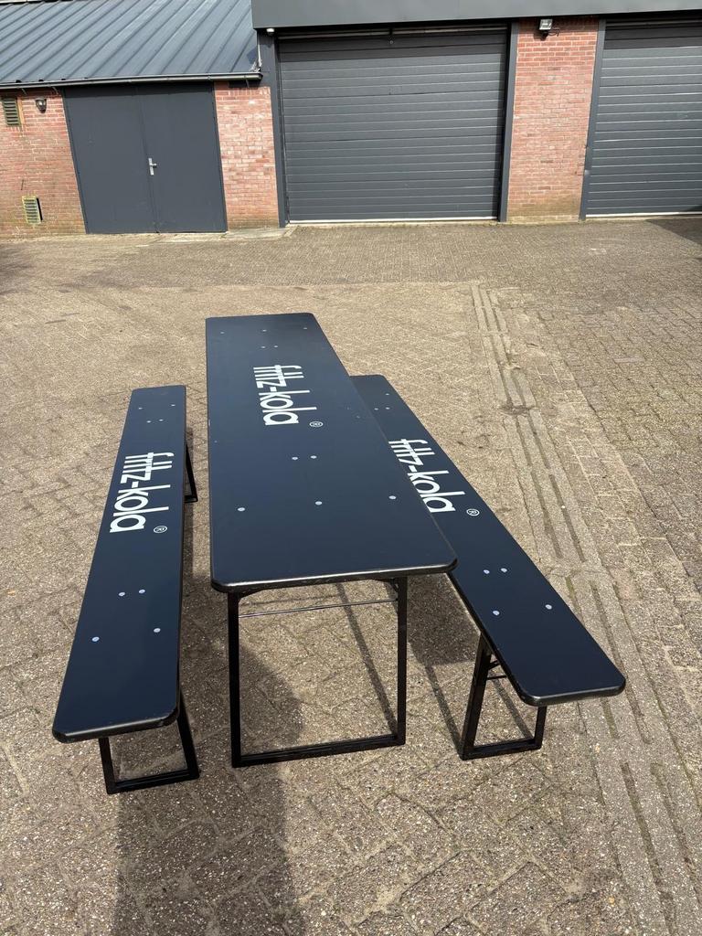 Biertafelset met 2 banken - Nieuw - 220x50 cm, Ophalen, Nieuw, Rechthoekig