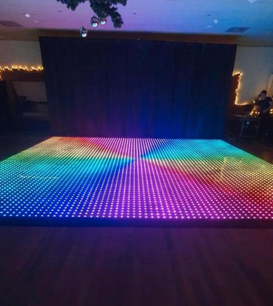 Verlichte LED dansvloer te huur, Muziek en Instrumenten, Licht en Laser, Ophalen of Verzenden, Zo goed als nieuw, Licht