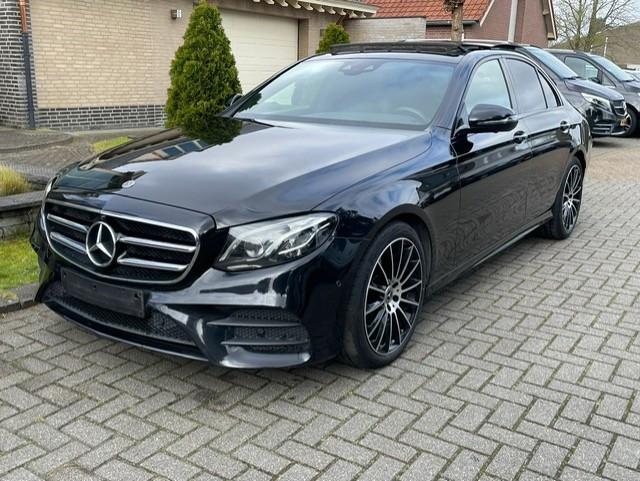Mercedes-Benz E-klasse 220 d AMG LINE PANO NIGHT WIDESCREEN, Auto diversen, Automaat, Zwart, Mercedes-Benz, Diesel
