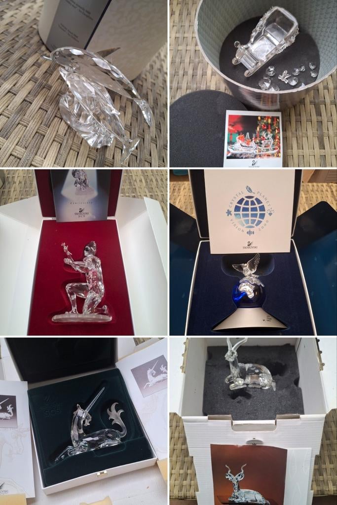 Swarovski mega verzameling van +/- 176 stuks, Verzamelen, Swarovski, Ophalen, Gebruikt, Figuurtje