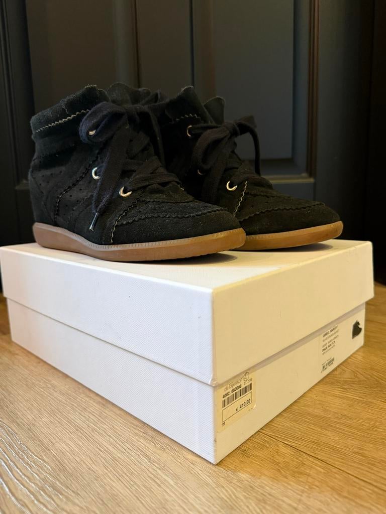 Isabel Marant Bobby sneaker maat 39 - Zo goed als nieuw, Zwart, Ophalen of Verzenden, Sneakers of Gympen, Zo goed als nieuw