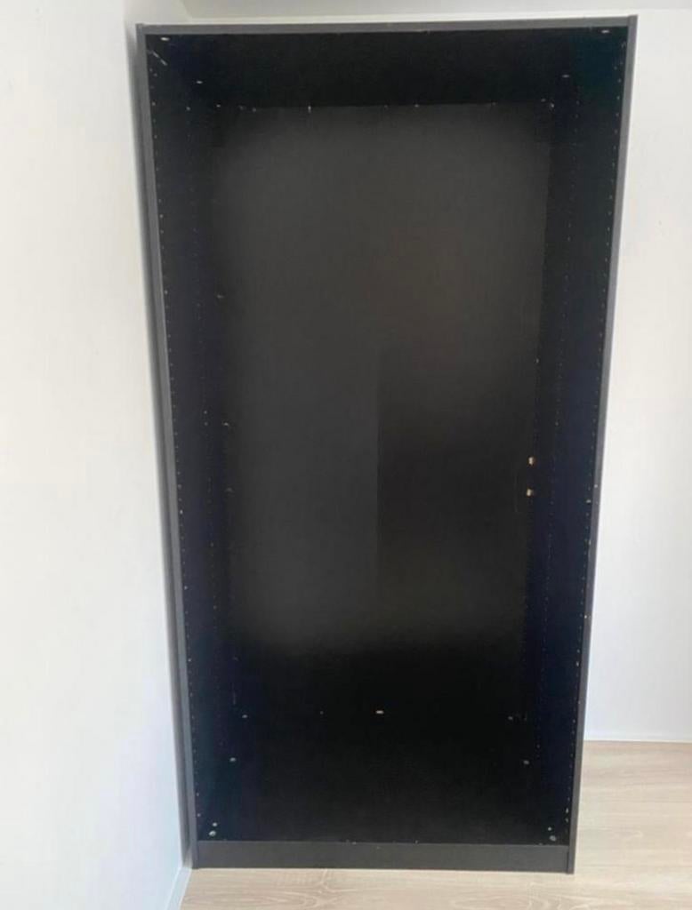 IKEA Pax kast basis element zwart 200 x 100 x 60, Ophalen, Gebruikt, 50 tot 75 cm, 200 cm of meer